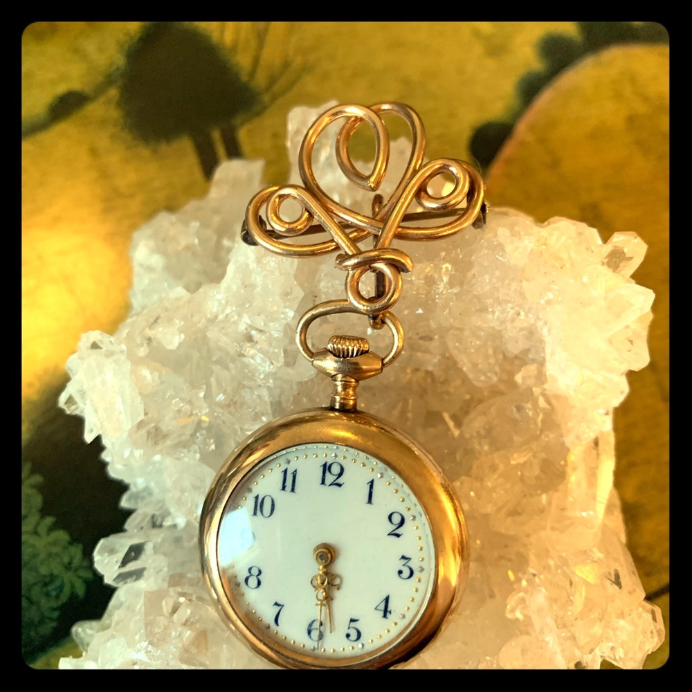 Victorian Gold Guard Chain Brooch with Hook